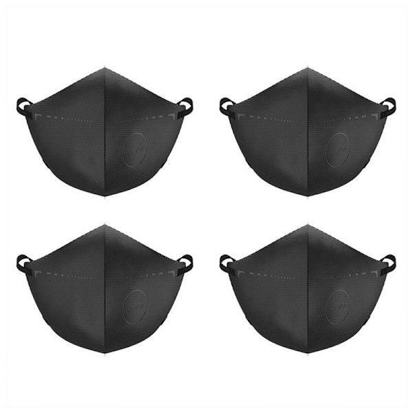 Face Mask AirPOP Pocket 4pcs (Black)