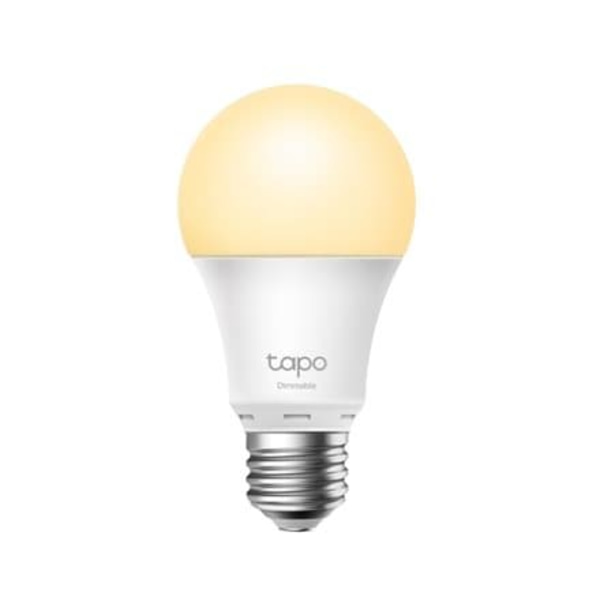 TP-Link Tapo L520E Smart Wi-Fi bulb (806 lm, 4000K color, dimmable light).
