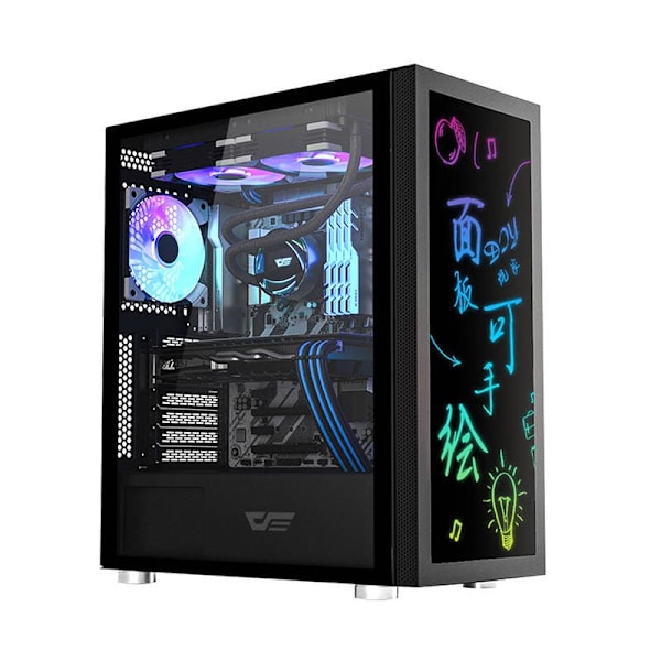 Computer Case Darkflash DK210 Graffiti (black)