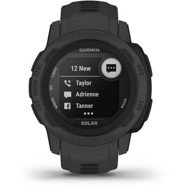Garmin Instinct 2S Solar 2.01 cm (0.79") MIP 40 mm Digital 156 x 156 pixels Graphite GPS (satellite)