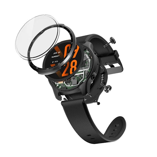 Pro 3 Ultra GPS | Smart watch | NFC | GPS (satellite) | AMOLED + FSTN | 3.56 cm (1.4") | Activity monitoring Yes | Bluetooth | Wi-Fi | Shadow Black