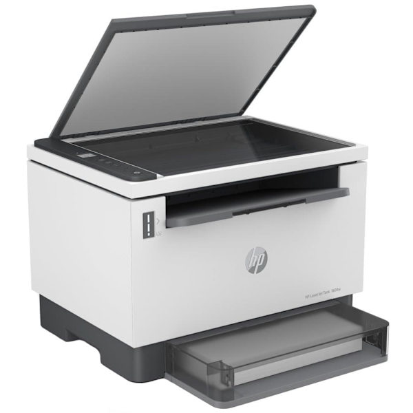 HP LaserJet Tank MFP 1604w MFP Mono B/W laser 216x297mm A4 14ppmcopy 22ppmprint 150 sheets USB 2.0 LAN Wi-Fi Bluetooth Sort
