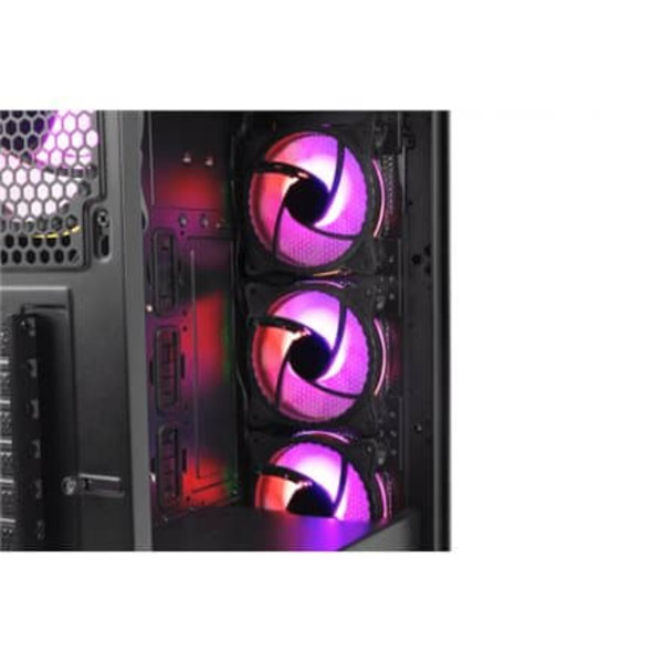 GENESIS Irid 505 ARGB Midi Tower Black, Transparent