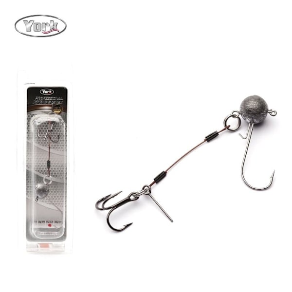Galvakablis YORK YPGK305 Su Papildomu Trišakiu 15g.-3/0