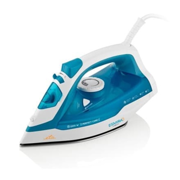 ETA | Iron | Esmira ETA027390000 | Steam Iron | 2200 W | Water tank capacity 380 ml | Continuous steam 40 g/min | Steam boost performance 100 g/min |