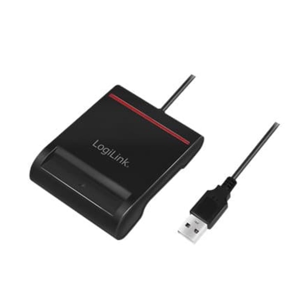 Logilink | USB 2.0 card reader, for smart ID | CR0047 | Card Reader musta