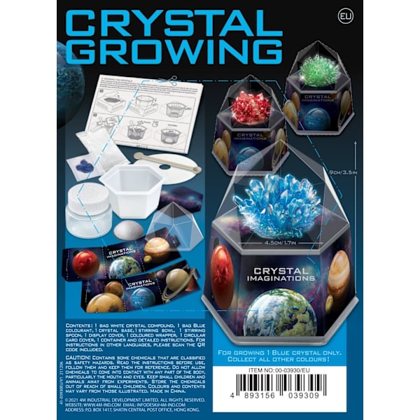 4M DIY set Crystal Imaginations blue