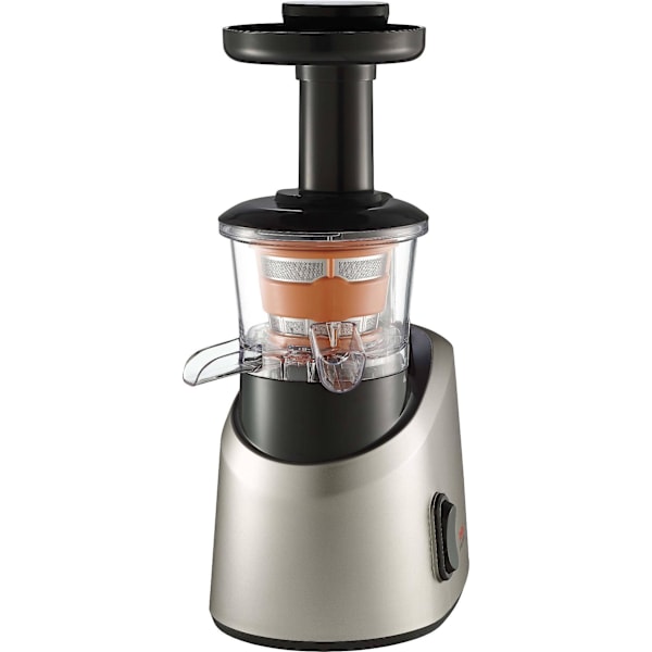 TEFAL | Slow Juicer | ZC255B38 | Type Electric | Silver/ black | 200 W | Extra large fruit input | Number of speeds 2 | 82 RPM