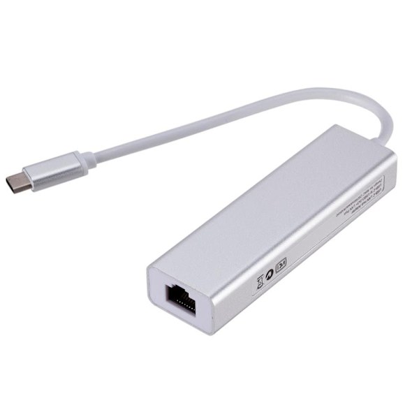 RoGerAD15642 USB-C Hub - Splitter 3 x USB 3.0 / RJ45