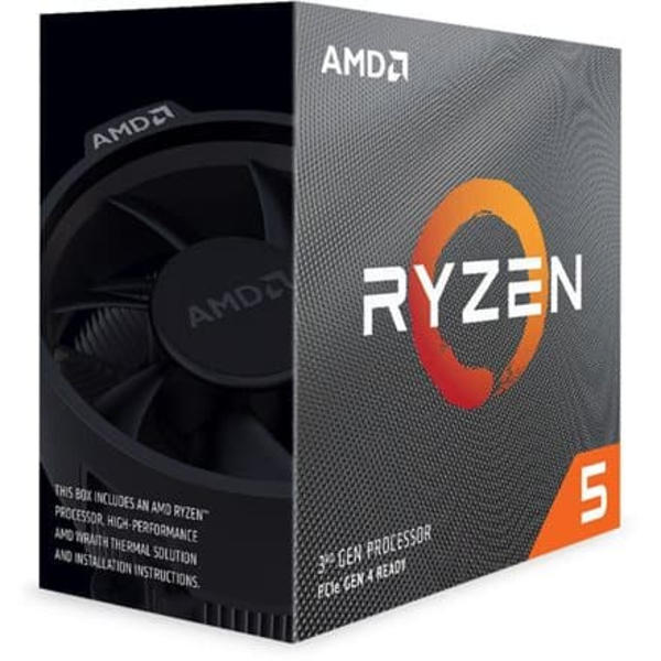 AMD CPU Desktop Ryzen 5 6C/12T 3600 (4.2GHz,36MB,65W,AM4) box with Wraith Stealth cooler