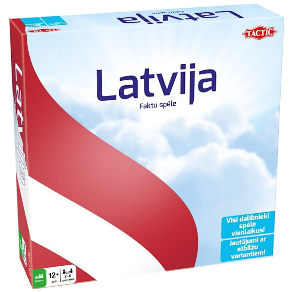 TACTIC Board Game "Latvia" (in Latvian lang.)