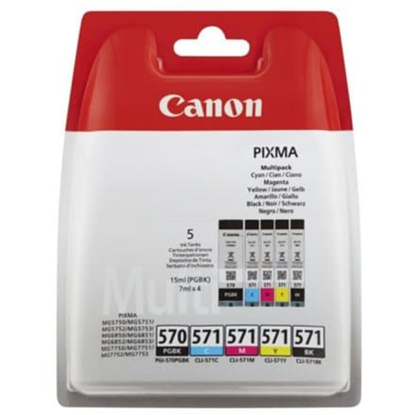 Canon PGI-570/CLI-571 Multipack Ink Cartridges