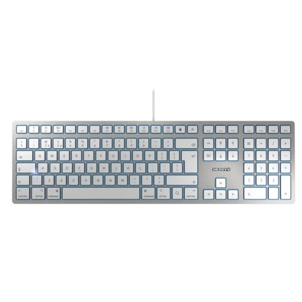CHERRY KC 6000 SLIM SILVER/CORDED KEYBOARD F/ MAC