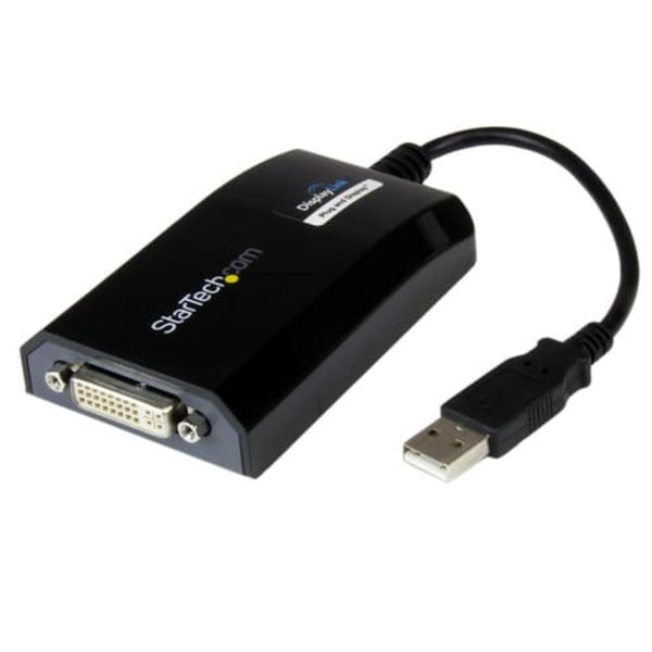 USB DVI ADAPTER - EXTERNAL USB Sort