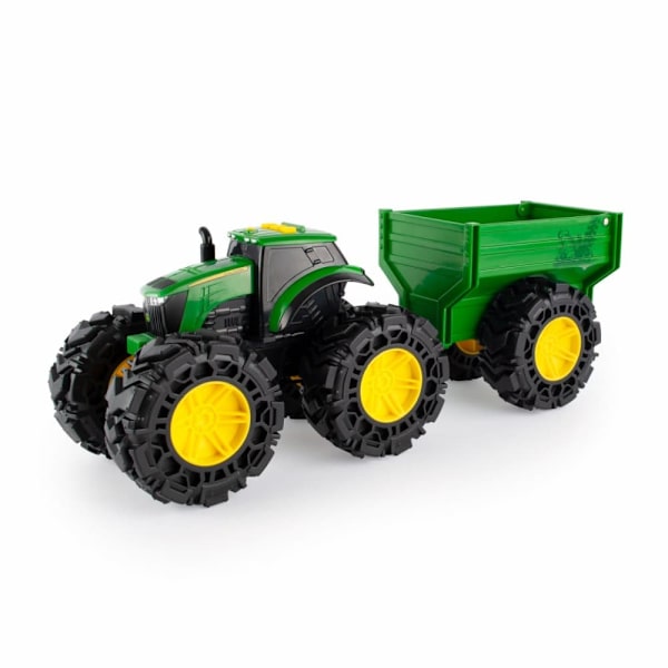 JOHN DEERE tractor with wagon, 47353