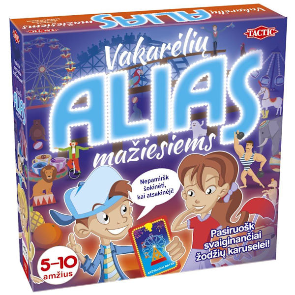 TACTIC Board game Alias Junior Party (In Lithuanian lang.)