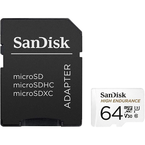 SanDisk High Endurance memory card 64 GB MicroSDXC UHS-I Class 10