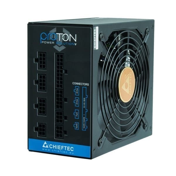 CHIEFTEC zdroj BDF-1000C / Proton Series / 1000W / 140mm fan / akt. PFC / modulární kabeláž / 80PLUS Bronze Sort