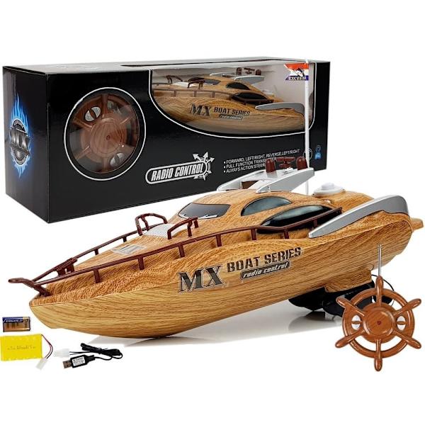 Powerboat R/C 27Mh Remote Steering Remote Control Range 40 m
