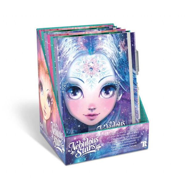 NEBULOUS STARS notebook Deluxe, white, assortment,11579
