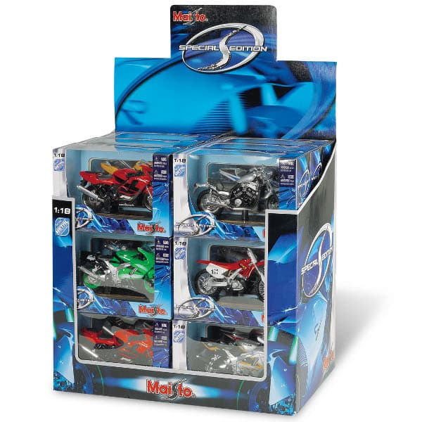 MAISTO DIE CAST motorcycle 1:18 Special Edition, asort., 34007