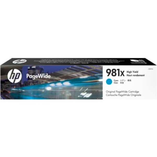 HP 981X Ink Cartridge High Yield | 10000Pages | Cyan