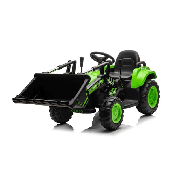 Rechargeable tractor with bucket BW-X002A Green