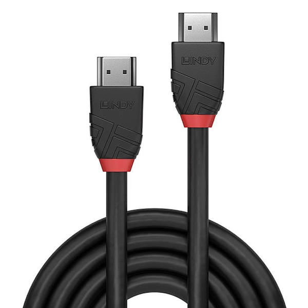 Cablu Lindy 2m HiSpd HDMI, Bllack Line, "LY-36472" (timbru verde 0.8 lei)