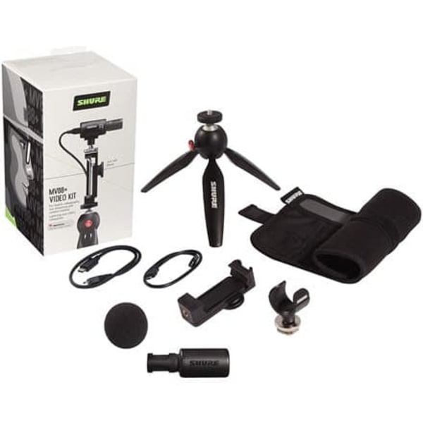 Shure MV88+ VIDEO KIT Black Table microphone