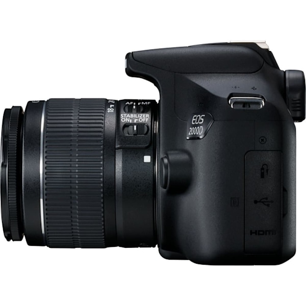 Canon | SLR Camera Kit | Megapixel 24.1 MP | Image stabilizer | ISO 12800 | Display diagonal 3.0 " | Wi-Fi | Video recording | APS-C | Black Sort