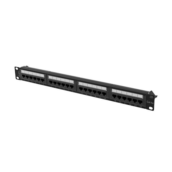 Lanberg PPUA-1024-B patch panel 1U Sort