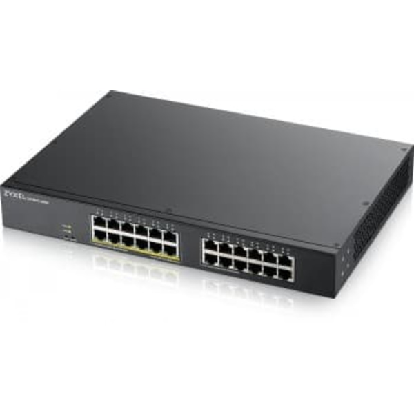 Przełącznik GS1900-24EP-EU0101F 24xGbE L2 12xPoE Rack 130W Sort