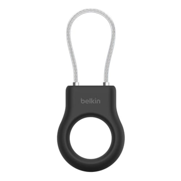SECURE HOLDER W/ WIRE LOOP/F/ APPLE AIRTAG BLACK
