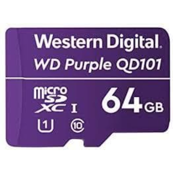 Western Digital WD Purple SC QD101 memory card 64 GB MicroSDXC Class 10