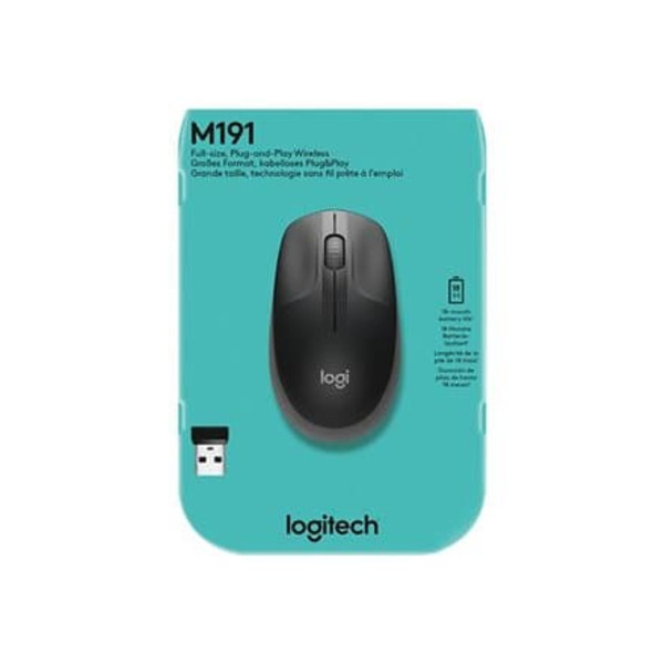 Logitech M190 mouse RF Wireless Optical 1000 DPI Ambidextrous