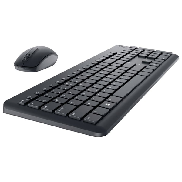 Dell Keyboard and Mouse | KM3322W | Keyboard and Mouse Set | Wireless | Batteries included | Ukrainian | Black | Wireless connection Svart