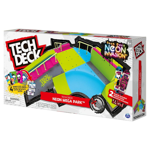 TECH DECK Set Neon mega ramp X-Connect