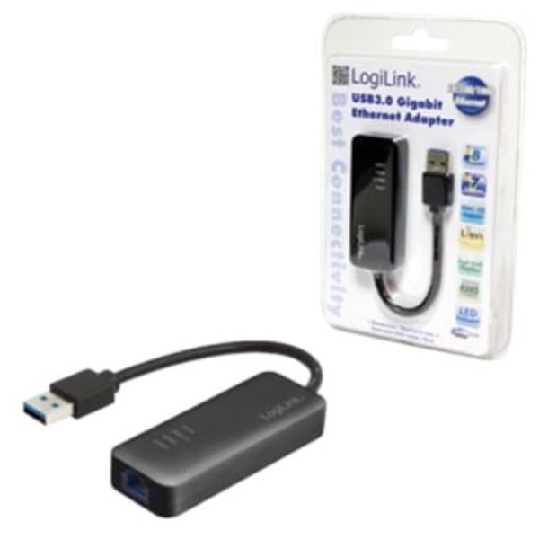 LogiLink UA0184A network card Ethernet 1000 Mbit/s Sort