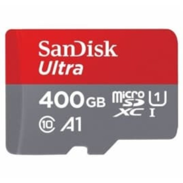 SanDisk Memory card Ultra microSDXC, 400GB + SD Adapter + 98MB/s Class 10 UHS-I A1