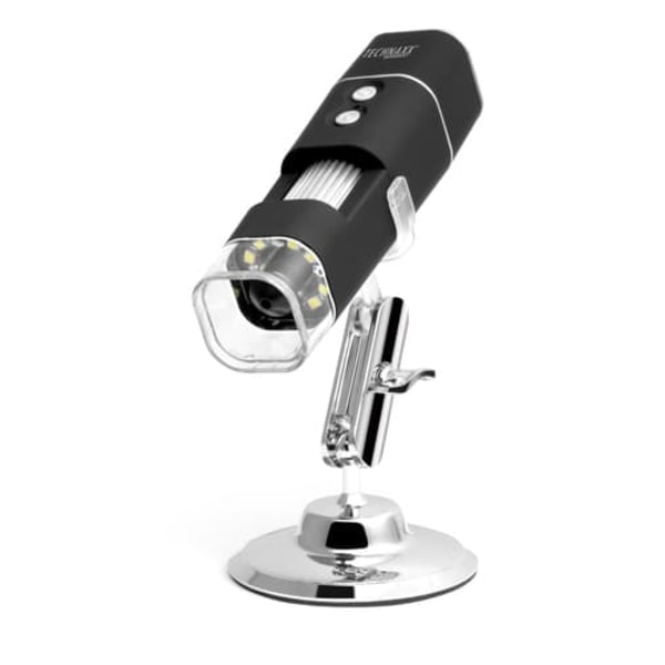 TECHNAXX  WIiFi FULL-HD MICROSCOPE TX-158 Sort, Sølv