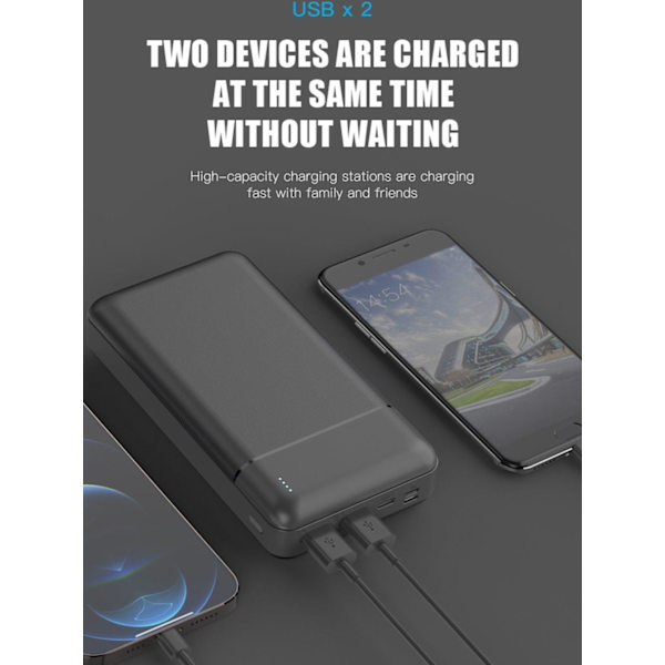 Platinet power bank 30000mAh PMPB30W707, black