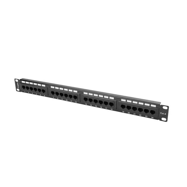Lanberg PPU6-1024-B patch panel 1U Sort