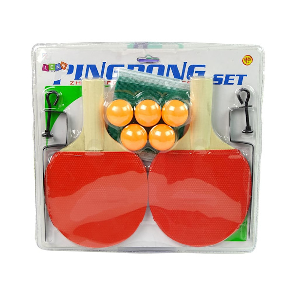 Ping Pong Set Table Tennis Rackets, 5 Ball Net