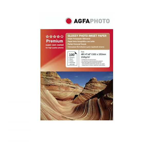 Agfaphoto photo paper 10x15 Glossy 210g 100 sheets