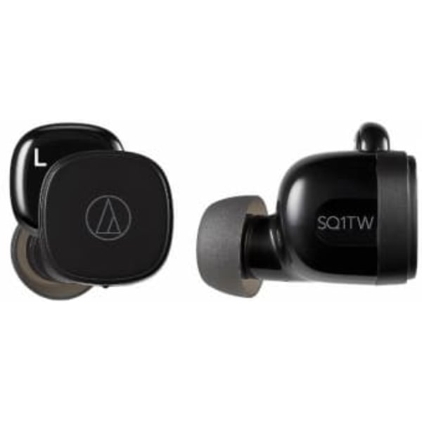 Austiņas Audio Technica ATH-SQ1TWBK Black