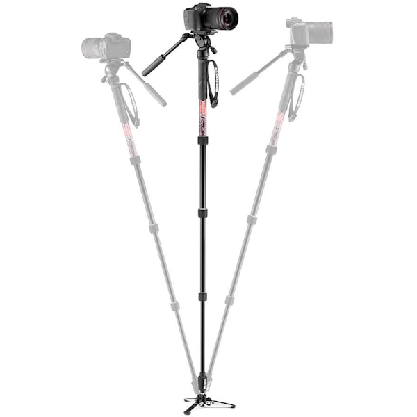 Manfrotto monopod Element MII Video MVMELMIIA4LIVE, red