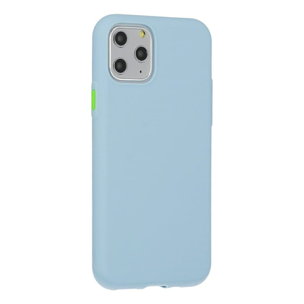 Mocco Soft Cream Silicone Back Case for Samsung Galaxy S21 Plus Blue