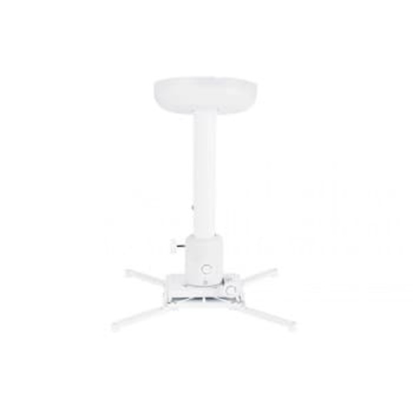 Multibrackets M Universal Projector Mount with Finetune | Adjustable 300mm 480mm | Ceiling | Max 15kg | White