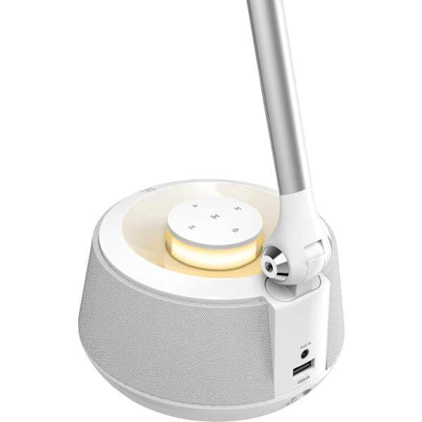 Platinet desk lamp with speaker & USB charger PDLU9A 18W (44123)