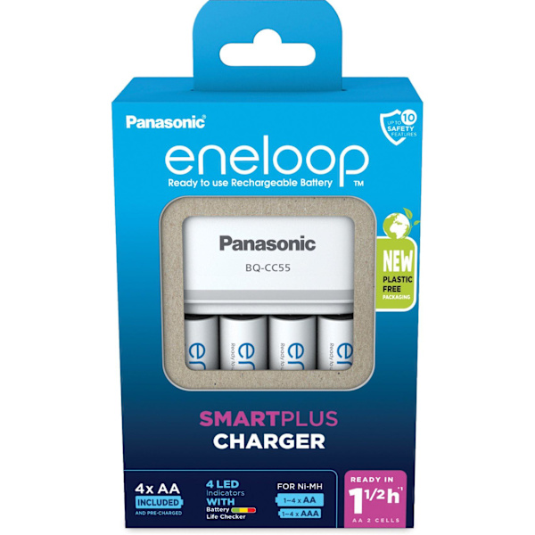 Eneloop ładowarka Smart and Quick BQCC55+AA 4 sztuki